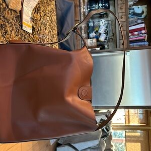 Banana republic bucket bag with adjustable strap